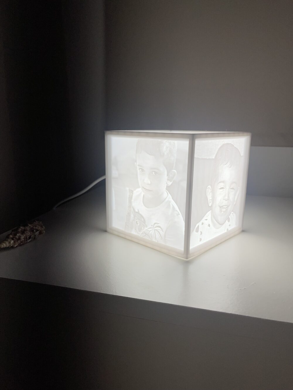 Luminária cubo 4faces Personalizável - Image 9