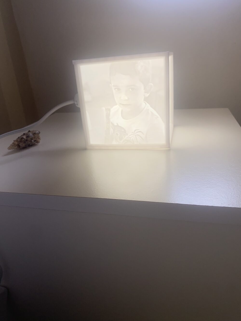 Luminária cubo 4faces Personalizável - Image 3