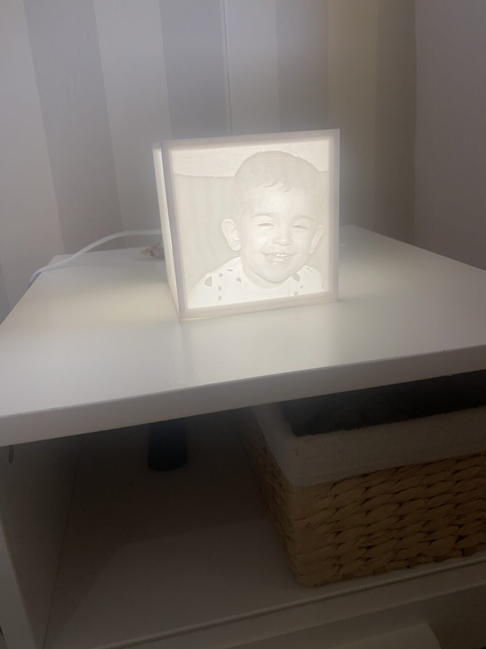 Luminária cubo 4faces Personalizável - Image 2