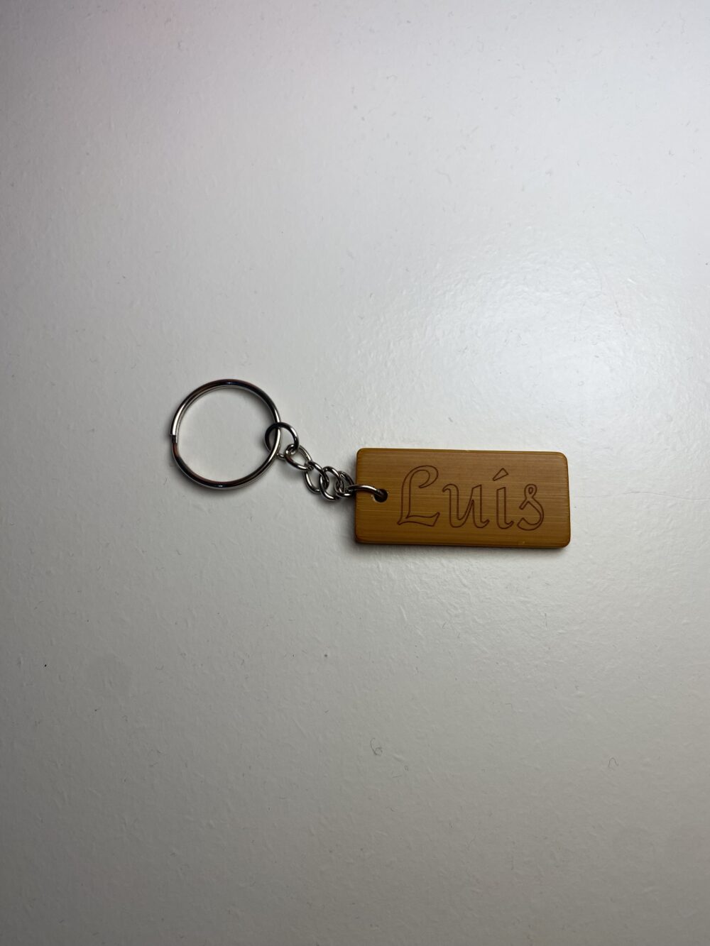 Porta-Chaves Madeira com nome Personalizavel